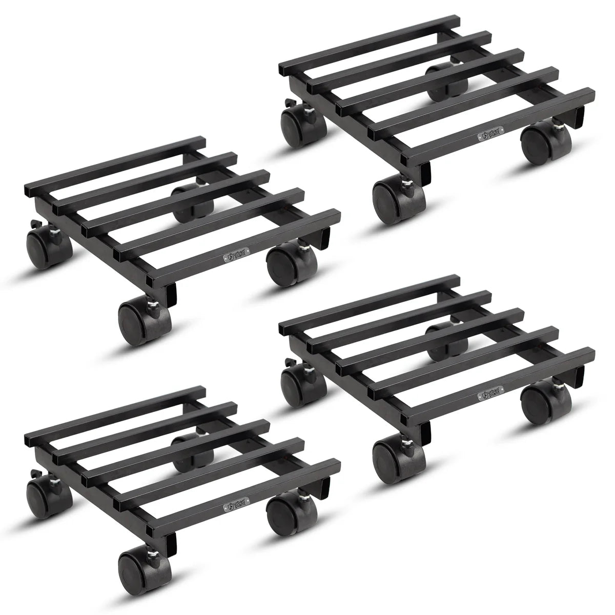 Urban Plant Square Caddy with Wheel Rolling Plant Stand